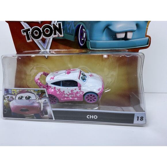 NIB Disney Pixar Cars Toon #18 Cho 1:55 Diecast Car Tokyo Mater 2009 Mattel - Picture 4 of 7